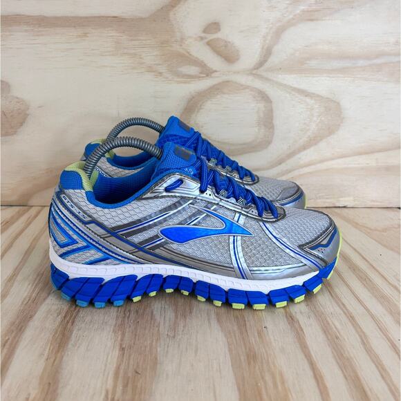 Brooks -Adrenaline GTS 15 -Running -Gray/Blue -Women's -8.5(2E) EW -1201742E179 - Picture 1 of 9
